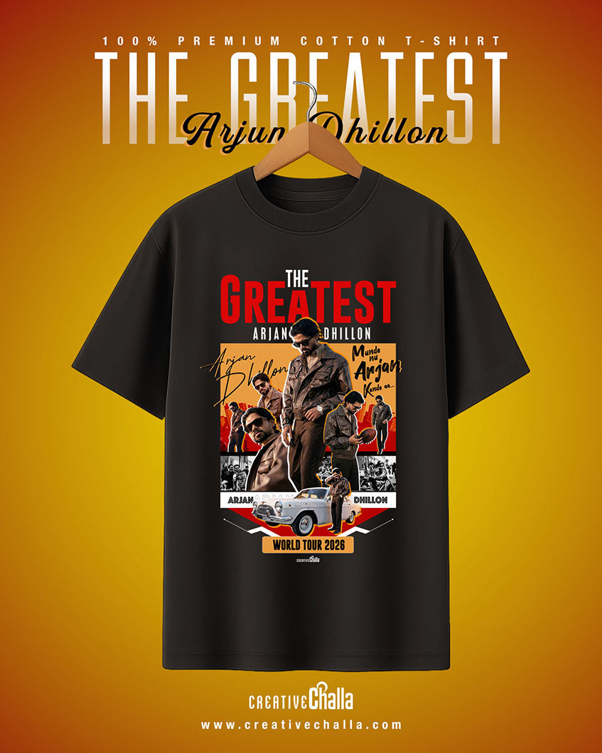 Arjan Dhillon- The Greatest - World Tour 2026 Oversized T-shirt