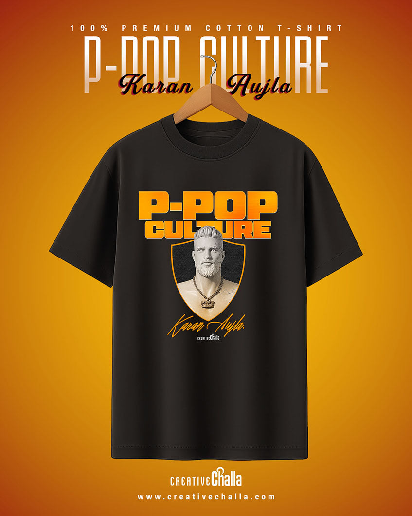 Karan Aujla - P-POP Culture World Tour Oversized T-shirt